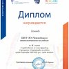 Диплом за 2 место по по мини-футболу в Спартакиаде молодежи среди юношей 2021