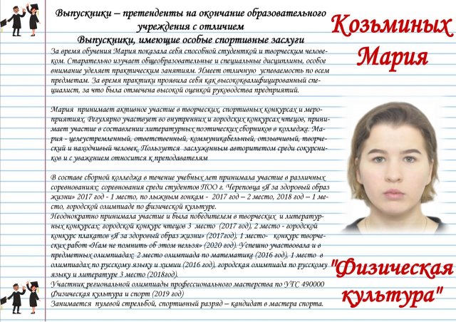 Козьминых Мария