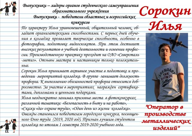 Сорокин Илья
