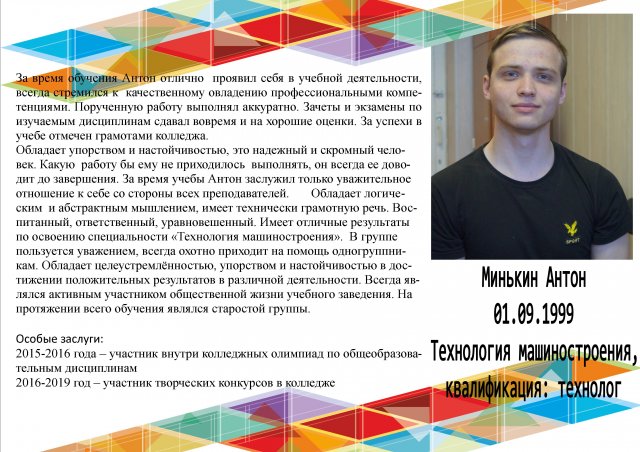 Минькин Антон