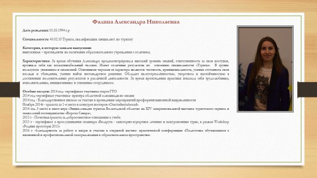 Фалина А.Н. (2016 год)