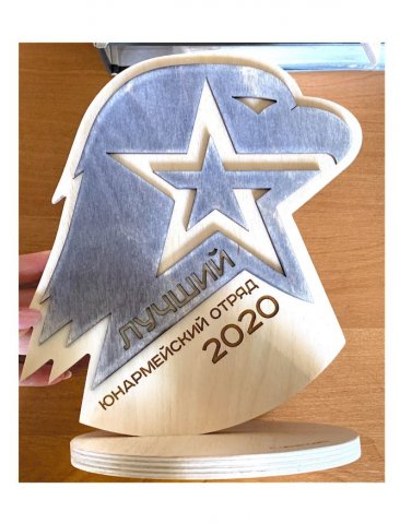 Значок лучший юнармейский отряд 2020