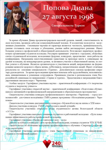 Попова Диана 2017
